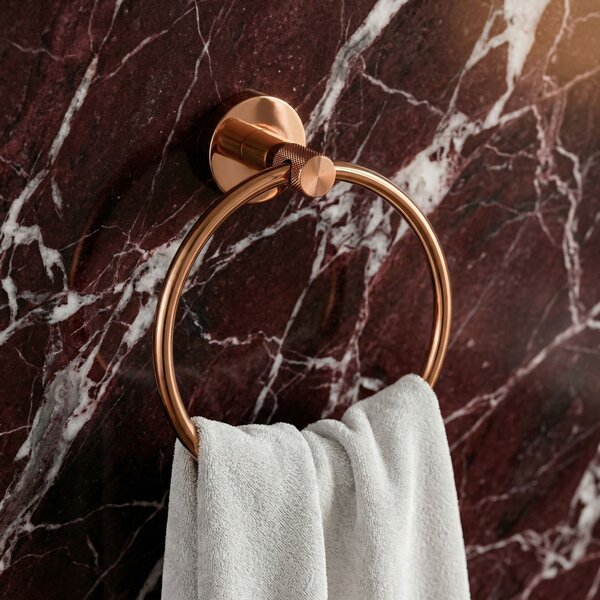 Koupelnový věšák Ring 81307 Rivo Brush Copper