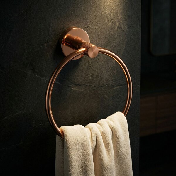 Koupelnový věšák Ring 81307 Rivo Brush Copper