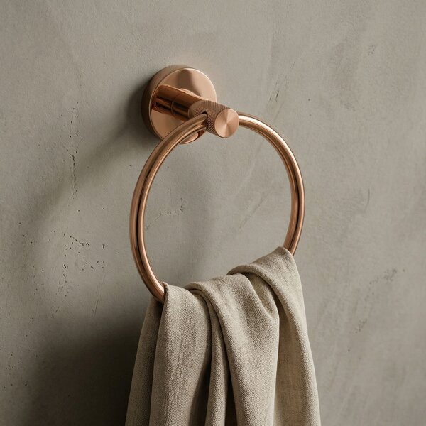Koupelnový věšák Ring 81307 Rivo Brush Copper