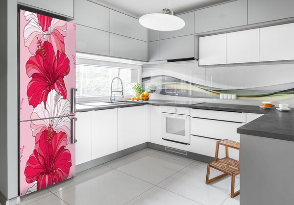 Nálepka fototapeta na ledničku Ibišek FridgeStick-70x190-f-98842373