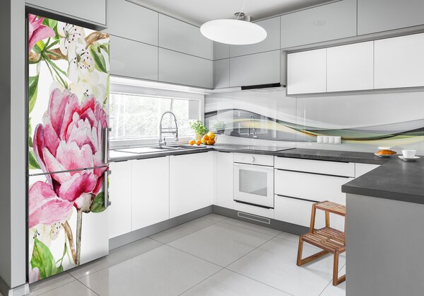 Nálepka fototapeta na ledničku Pivoňka FridgeStick-70x190-f-98952199