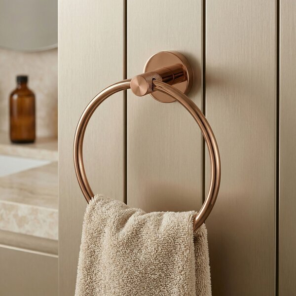 Koupelnový věšák Ring 81307 Rivo Brush Copper