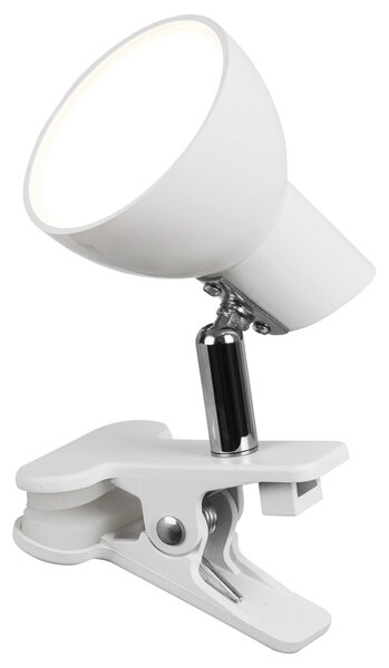 Rabalux NOAH LED lampička s klipem 5W | 360lm | 3000K - bílá