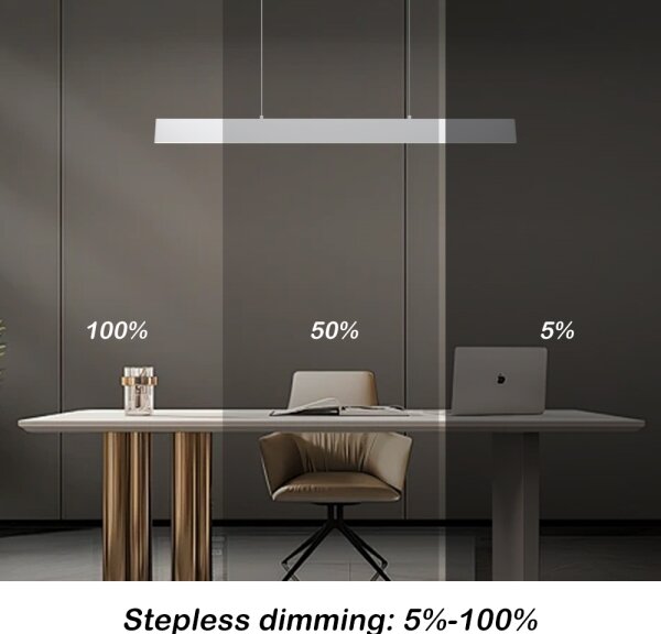 Brilagi - LED Stmív. lustr na lanku SLIMLINE LED/40W/230V 3000-6000K bílá + DO