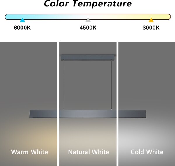 Brilagi - LED Stmív. lustr na lanku SLIMLINE LED/40W/230V 3000-6000K antracit+DO