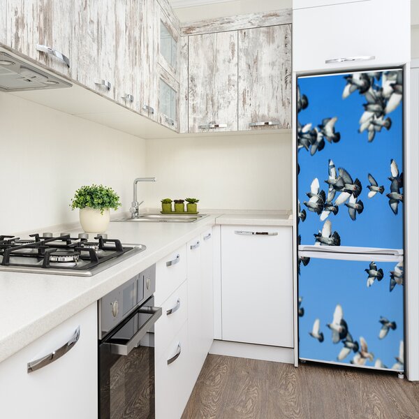 Nálepka na ledničku Holubi na nebi FridgeStick-70x190-f-99282619