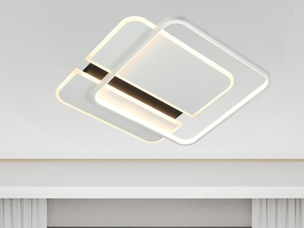 LED Stmívatelné stropní svítidlo LED/95W/230V 3000-6500K bílá + dálkové ovládání