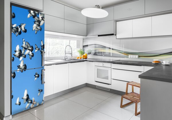 Nálepka na ledničku Holubi na nebi FridgeStick-70x190-f-99282619