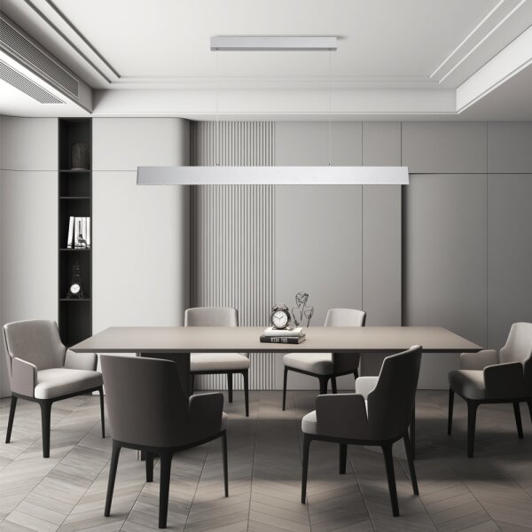 Brilagi - LED Stmív. lustr na lanku SLIMLINE LED/40W/230V 3000-6000K stříbrná+DO