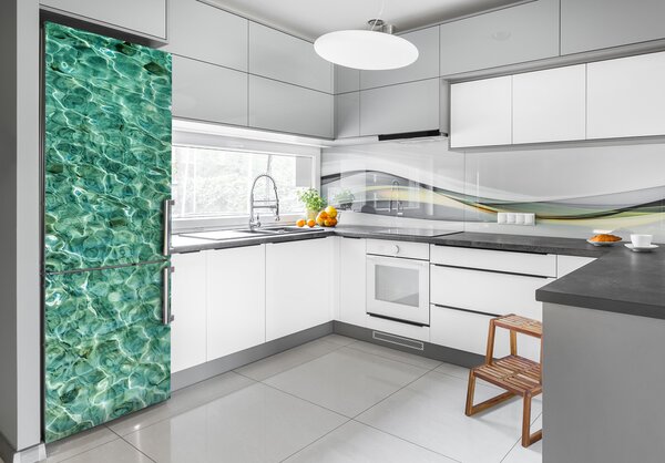 Nálepka tapeta na ledničku Průzračná voda FridgeStick-70x190-f-99348039