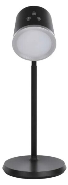 LED Stmívatelná nabíjecí stolní lampa 4v1 LED/6W/3,7V 3000K/4000K/6500K černá