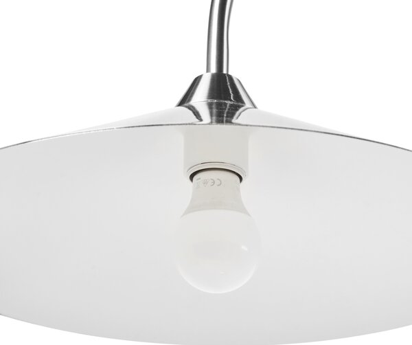 Stojací lampa SAVEGRE Kov Stříbrná