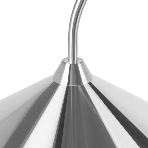 Stojací lampa SAVEGRE Kov Stříbrná