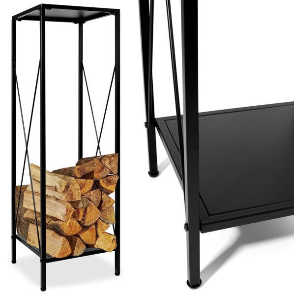 Stojan na dřevo ke krbu PERUN kovový