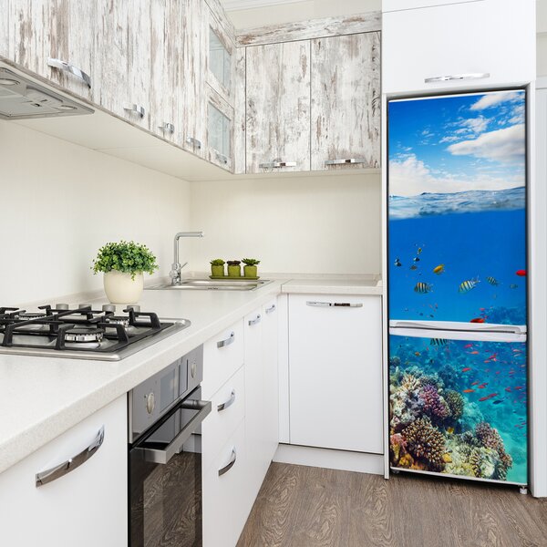 Nálepka tapeta na ledničku Korálový útes FridgeStick-70x190-f-99741129