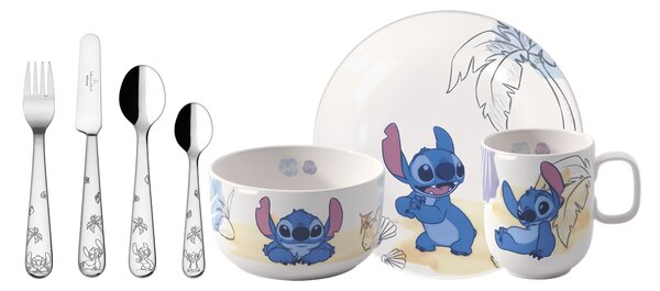 Villeroy&Boch Villeroy & Boch Disney Stitch dětské nádobí, sada 7 kusů