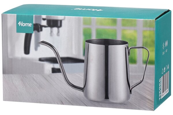 4Home Nerezová konvička na překapávanou kávu,350 ml