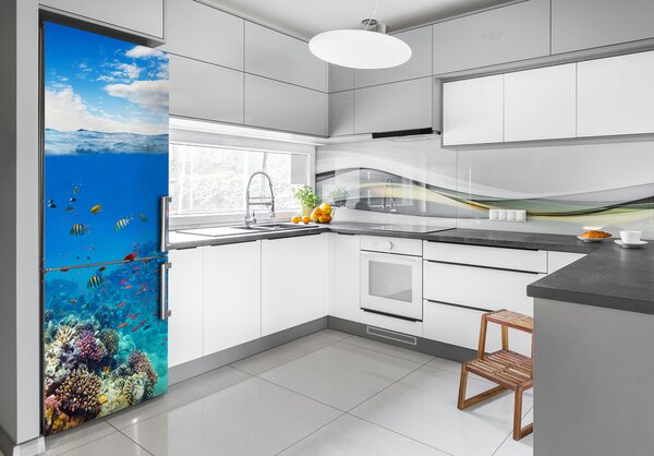 Nálepka tapeta na ledničku Korálový útes FridgeStick-70x190-f-99741129