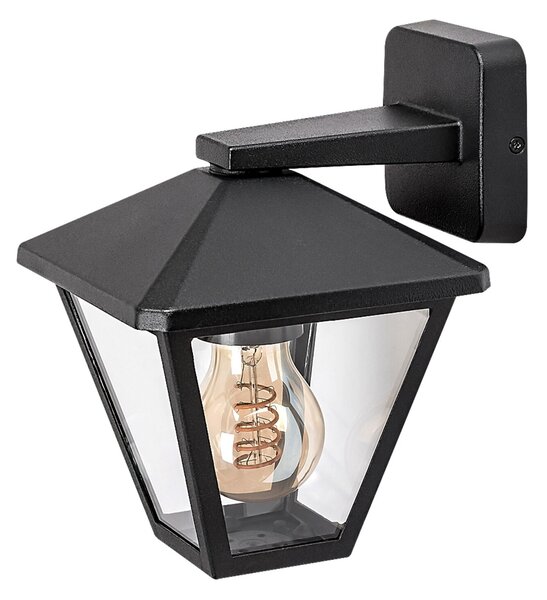 Rabalux Venkovní nástěnné svítidlo PARAVENTO max. 1x40W | E27 | IP44 - černá