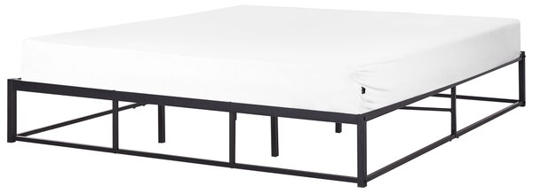 Postel Kov VIRY 180 x 200 cm Černá