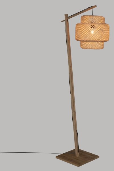 Atmosphera - Stojací lampa LIBY 1xE27/40W/230V bambus