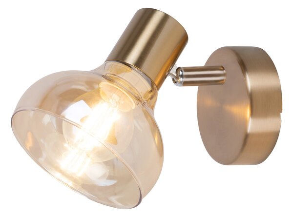 Rabalux HOLLY nástěnné bodové svítidlo max. 1x40W | E14 | IP20 - antická zlatá