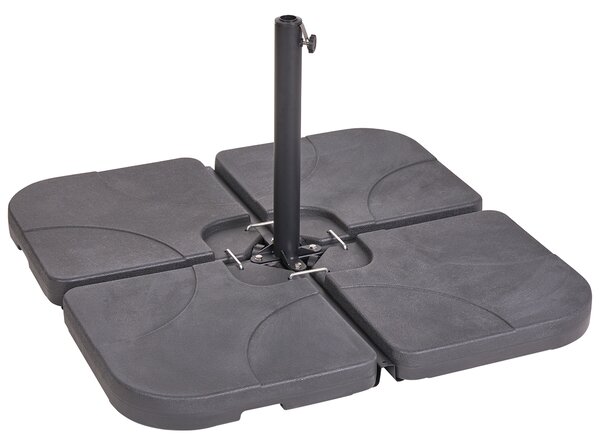 Základna slunečníku CARIA Černá Čtvercový 9 kg