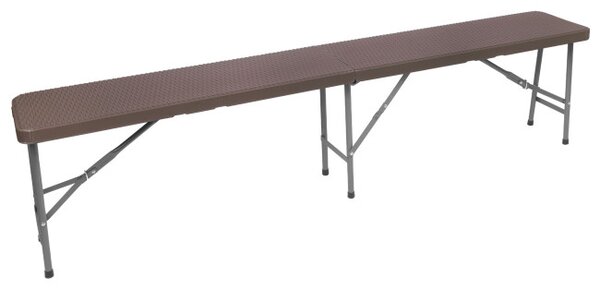 Zahradní lavice RATTAN hnědá