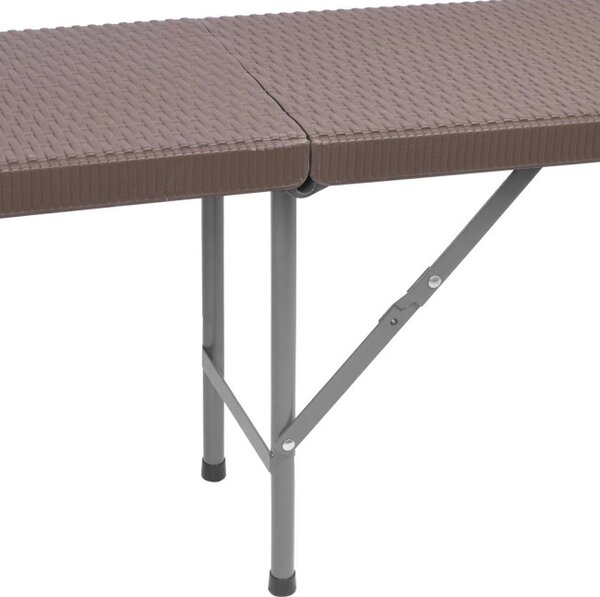 Zahradní lavice RATTAN hnědá