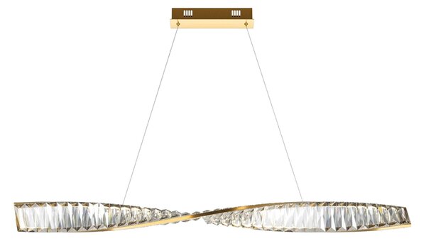 Maytoni Krone LED závěsné lineární svítidlo Ø1200mm