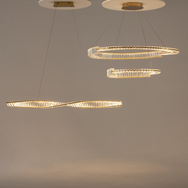 Maytoni Krone LED závěsné lineární svítidlo Ø1200mm