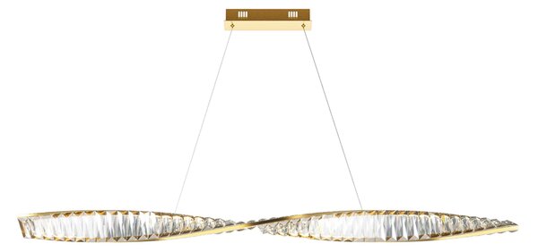 Maytoni Krone LED závěsné lineární svítidlo Ø1200mm