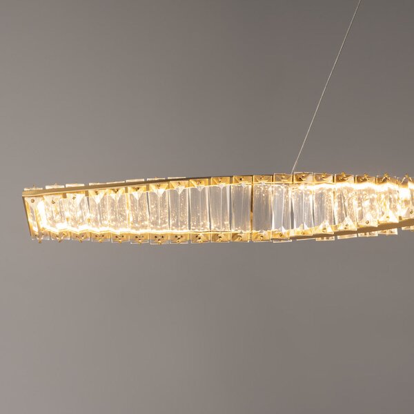 Maytoni Krone LED závěsné lineární svítidlo Ø1200mm