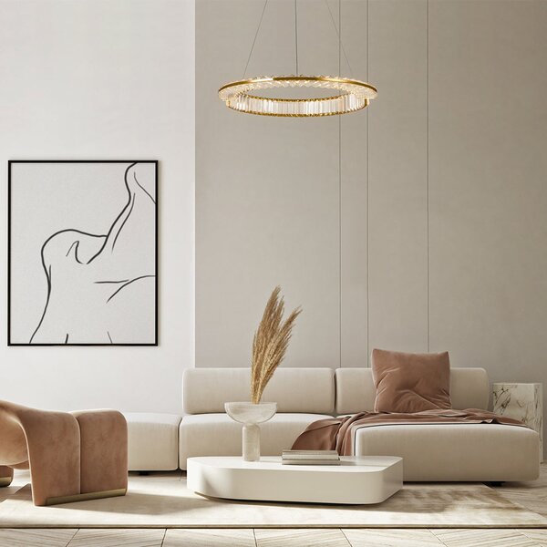 Maytoni Krone LED závěsné kruhové svítidlo Ø620mmJednoduchá