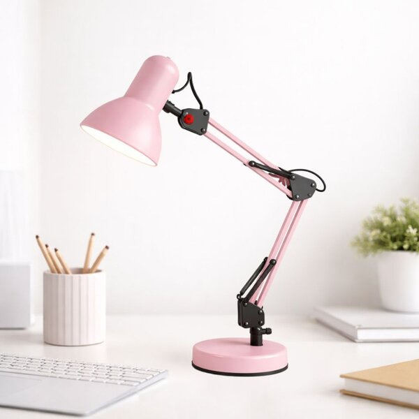 Rabalux SAMSON stolní lampa 60W | E27 | IP20 - růžová