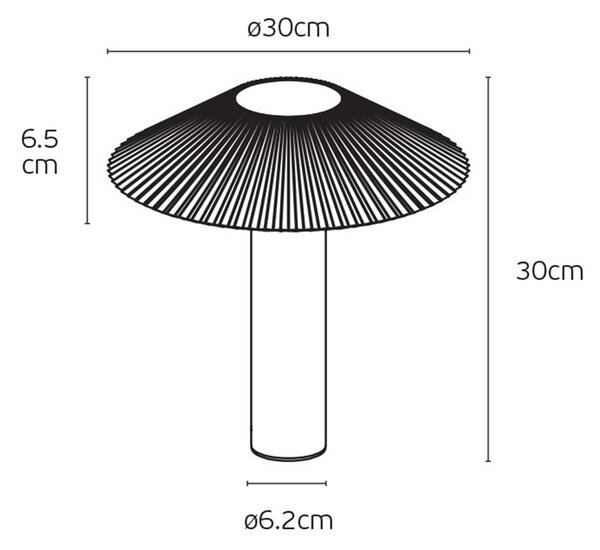 VK Light Amelie LED sloupkové svítidlo IP65 Černá500 mm