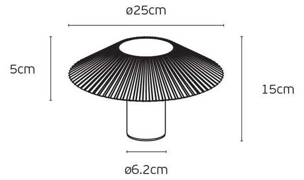 VK Light Amelie LED sloupkové svítidlo IP65 Černá500 mm