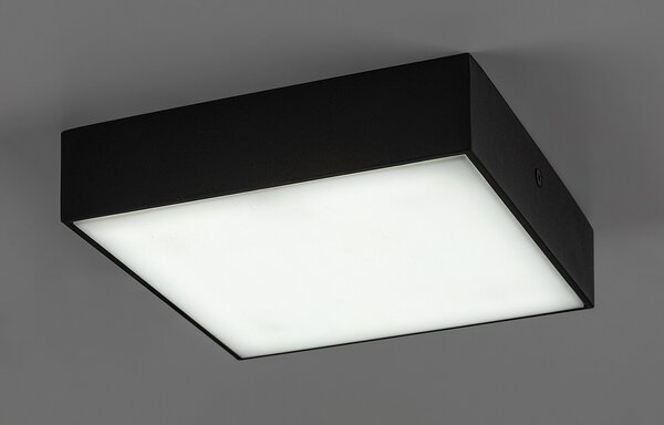 Rabalux LED venkovní stropní svítidlo TARTU 18W | 1800lm | 2800-6000K CCT | IP44 - černá