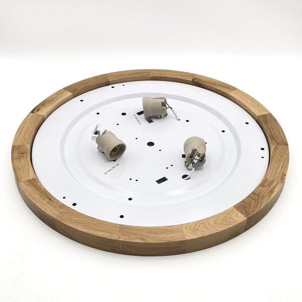 Brilagi - LED Stropní svítidlo BELLADONNA 3xE27/15W/230V pr. 50 cm krémová/dub