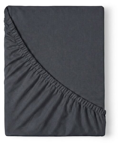 Kvalitex Jersey prostěradlo tmavě šedé 90x200cm