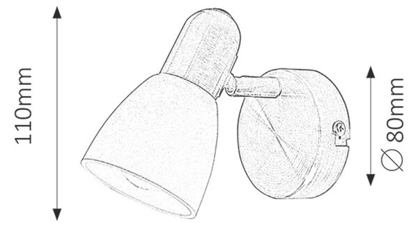 Rabalux SOMA bodové svítidlo 6306