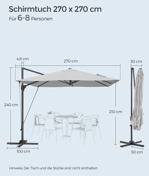 Zahradní slunečník GPU057G01