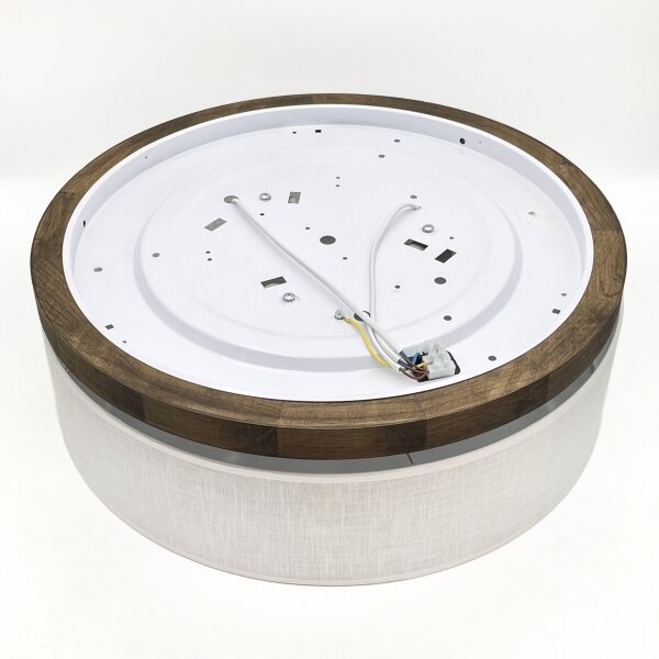 Brilagi - LED Stropní svítidlo BELLADONNA 3xE27/15W/230V pr. 50 cm bílá/dub ořech