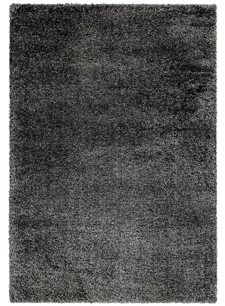 Černý koberec Trebbia Charcoal Rozměry: 80x150 cm
