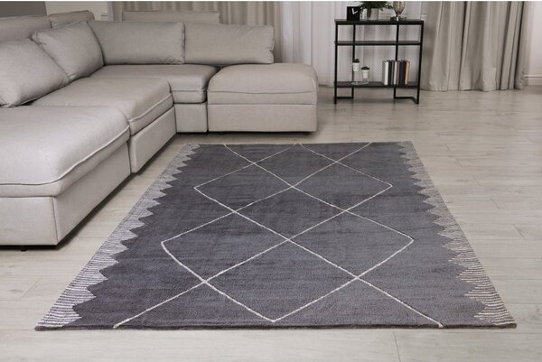 Tribeca Design Kusový koberec Arone Diamond Black Rozměry: 120x170 cm