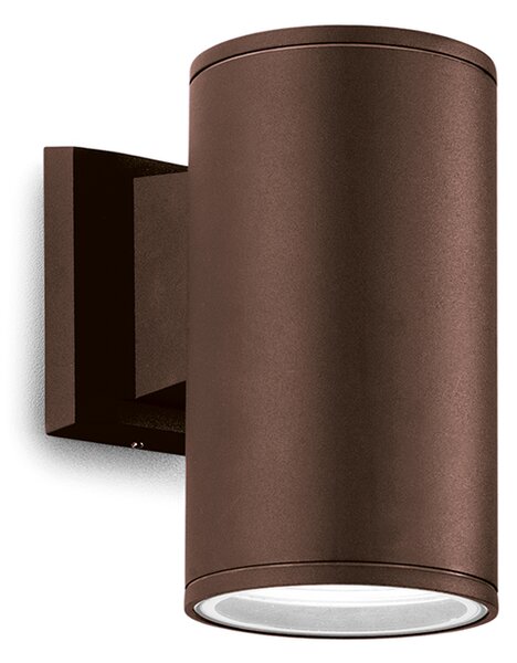 Gea Luce Venkovní nástěnné svítidlo Amon RM, 1xE27, IP65, ø 10,8cm Barva: Rezavá