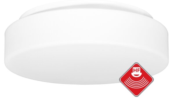 Ecolite W132-BI - Stropní svítidlo se senzorem HECTOR 1xE27/60W/230V IP44 bílá