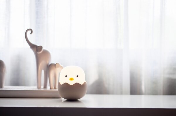 MegaLight - LED RGB Stmívatelná nabíjecí dětská dotyková lampa EGGY EGG LED/5V