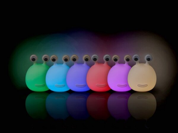 MegaLight - LED RGB Stmívatelná nabíjecí dětská dotyková lampa MOMO MOON LED/5V