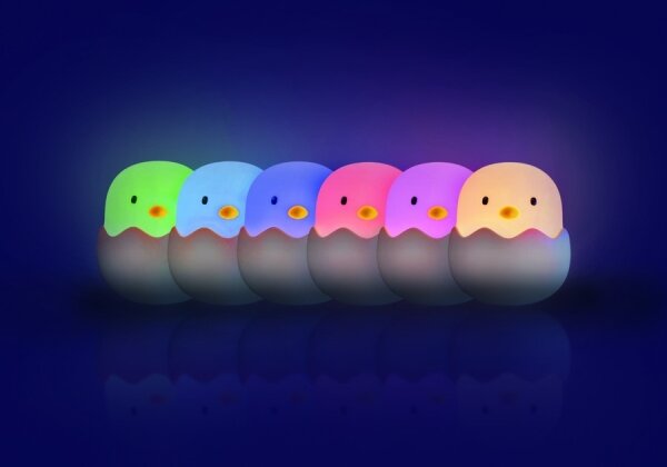 MegaLight - LED RGB Stmívatelná nabíjecí dětská dotyková lampa EGGY EGG LED/5V